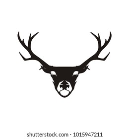Deer logo design illustration