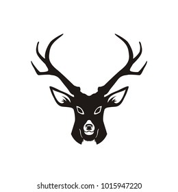 Deer logo design illustration