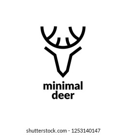 Deer Logo Design Inspiration, Vector illustration