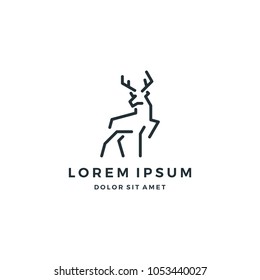 Deer Logo Design Template