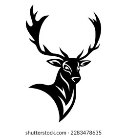 Deer Logo Design Template Icon Vector Illustration Art