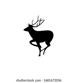 Deer logo design template inspiration, vector illustration