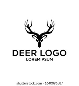Deer logo design vector graphic