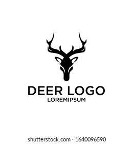 Deer logo design vector graphic