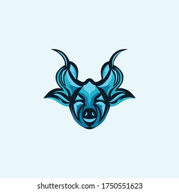 Deer logo design vector illustration