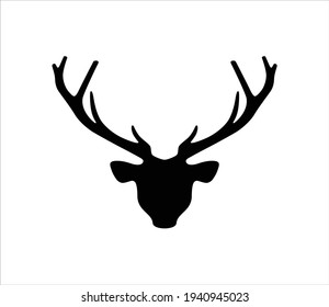 Deer logo design vector illustration