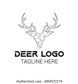 Deer Logo Design vector illustration