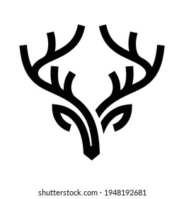 Deer Logo Design Vector Template
