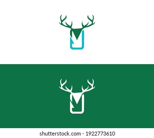 deer logo designs inspirations, hunting club logo