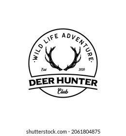 deer logo designs inspirations, hunting club logo