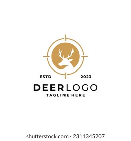 deer logo designs inspirations, hunting club logo