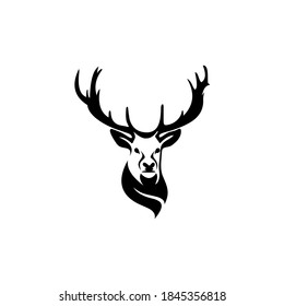 deer logo designs, template, and vector