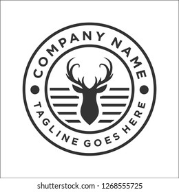 deer logo / emblem logo design inspiration