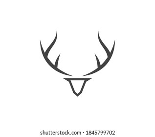 Icono vectorial de caza del logotipo del Deer 
