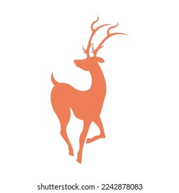Design-Illustration des Hirschlogos
