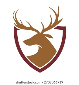 Design-Bild des Hirsch-Logo-Symbols