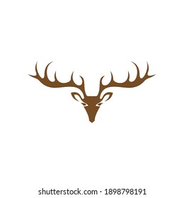 Hirsche-Logo-Symbol-Vektorgrafik-Vorlage