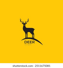 Deer logo and icon vector design 