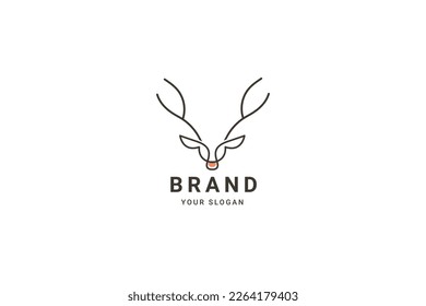 Deer Logo Icon Vector Illustration