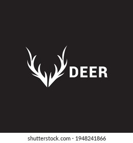 Deer logo icon vector template.