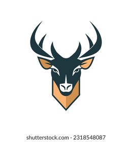 Deer Logo Illustration Vector Design Template