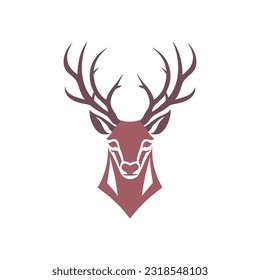 Deer Logo Illustration Vector Design Template