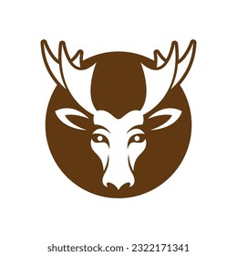 Deer logo images illustration design