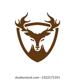 Deer logo images illustration design