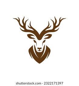 Deer logo images illustration design