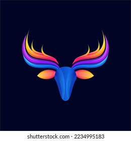 deer logo is perfect for business shop, for game shop, game developer, game review blog, vlog channel or community