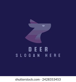 

Deer logo, Reindeer Vector Logo element. Deer design icon. Vector illustration of a deer.