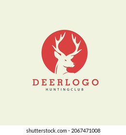 DEER LOGO SILUET SIMPLE MODERN NEW LOGO TYPE BRAND NAME 