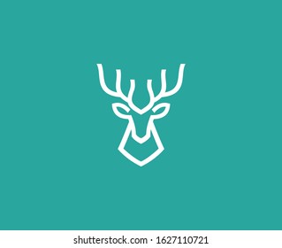 deer logo. Deer logo is simple, clean and lightweight. just wearing lines but looks classy and smart. can be used for company logos, communities, mobile apps, etc.