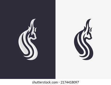 Deer Logo simple and unique design suitable for wildlife or hunting logo design. clever deer logo design