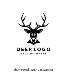 Deer logo stock vector template