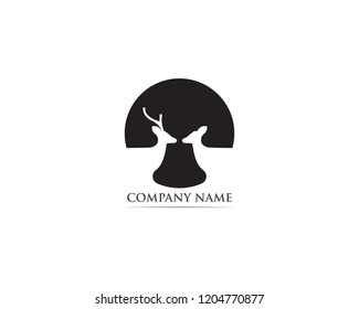 Deer logo and symbol
