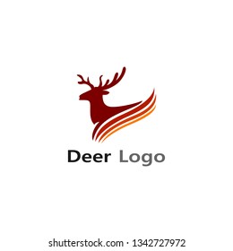 Deer Logo Template