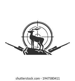 Deer Logo Template 
Deer Hunting Vector Template 