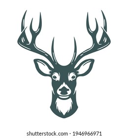 Deer Logo Template 
Deer Silhouette Vector Template 