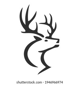 Deer Logo Template 
Deer Silhouette Vector Template 