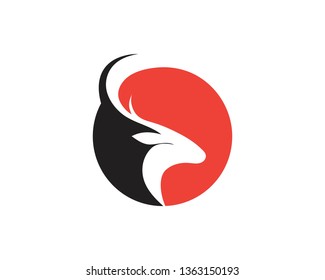 Deer Logo Template vector icon illustration design