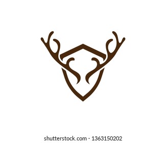Deer Logo Template vector icon illustration design