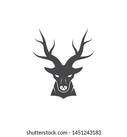 Deer Logo Template vector icon illustration design