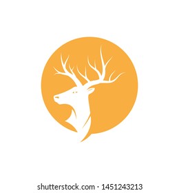 Deer Logo Template vector icon illustration design