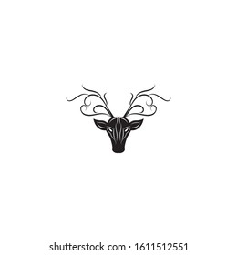 Deer Logo Template vector icon illustration design