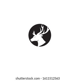 Deer Logo Template vector icon illustration design