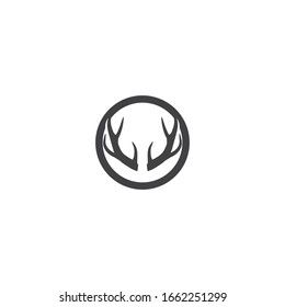 Deer Logo Template vector icon illustration design