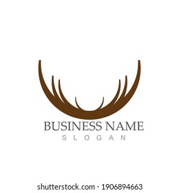 Deer Logo Template vector icon illustration design