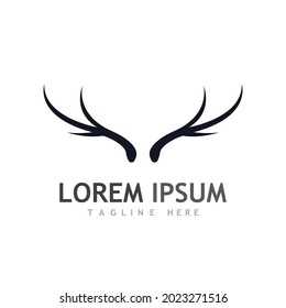 Deer Logo Template vector icon illustration design