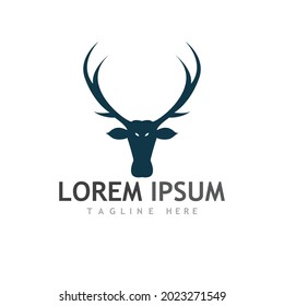 Deer Logo Template vector icon illustration design